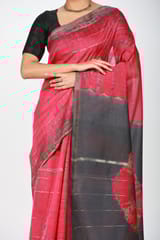 RESHAWeaves- Chanderi Silk Tie and Dye Saree
