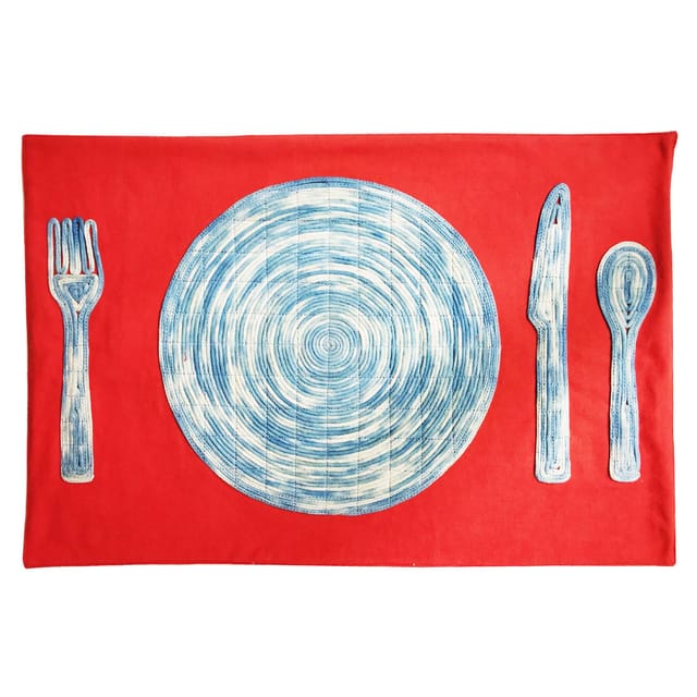 Juhi Malhotra-Blue Shaded Placemat