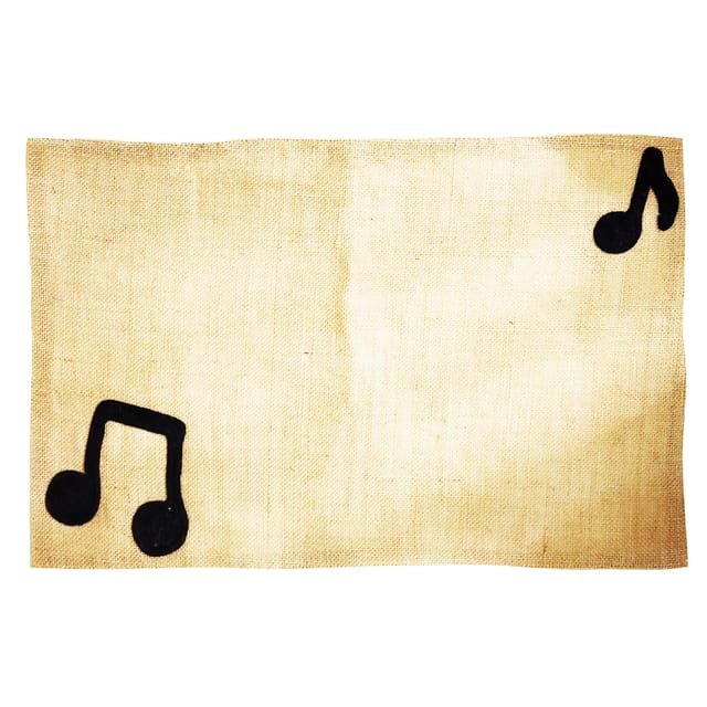 Juhi Malhotra-Music Note Placemat