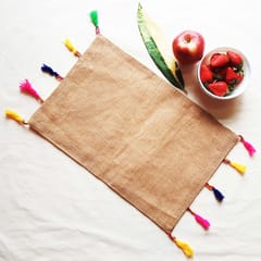 Juhi Malhotra-Jute Tassel Placemat