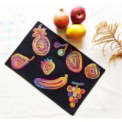 Juhi Malhotra-Black Fruity Placemat