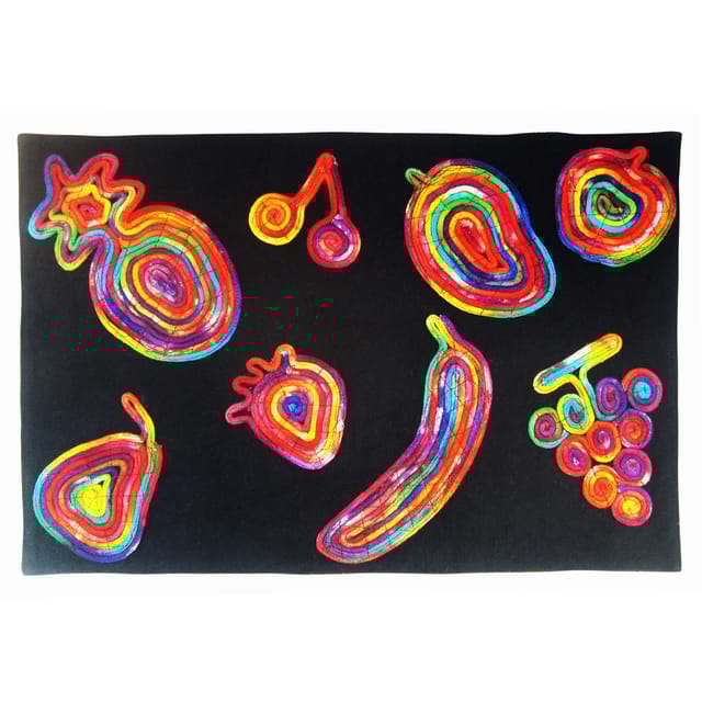 Juhi Malhotra-Black Fruity Placemat