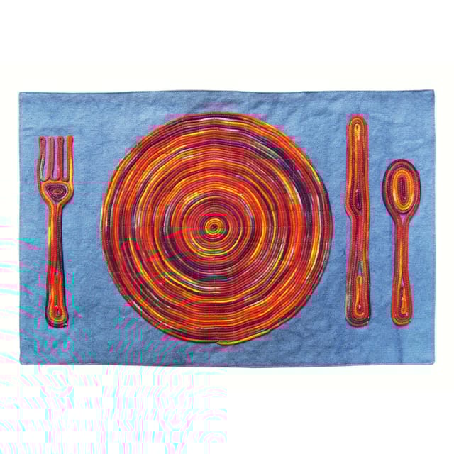 Juhi Malhotra-Fork,Spoon And Knife Placemat