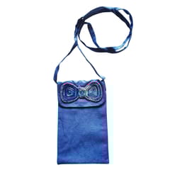 Juhi Malhotra-Blue Bow Mobile Cover
