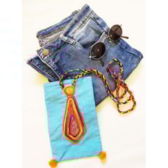 Juhi Malhotra-Turquoise Tie Mobile Cover