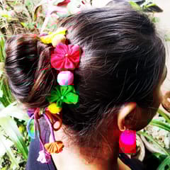 Juhi Malhotra-Funky Cotton Hair Accessory
