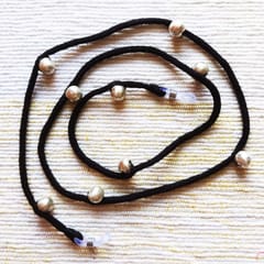Juhi Malhotra-Black And Silver Eyewear Chain