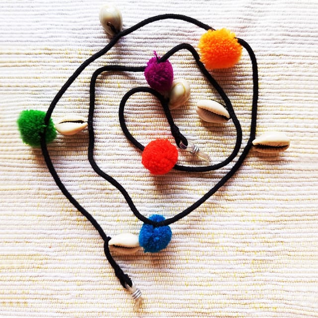 Juhi Malhotra-Pom Pom Seashell Eyewear Chain