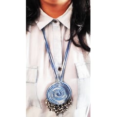 Juhi Malhotra-Blue Chunky Necklace