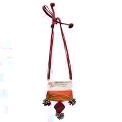 Juhi Malhotra-Shades Of Orange Necklace