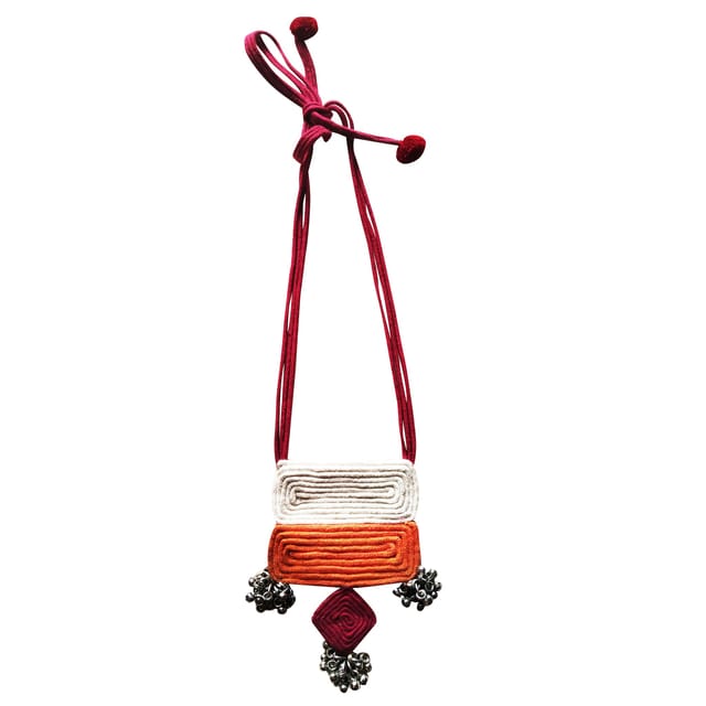 Juhi Malhotra-Shades Of Orange Necklace