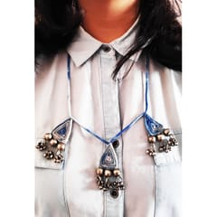 Juhi Malhotra-Blue Beaded Necklace