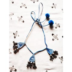 Juhi Malhotra-Blue Beaded Necklace