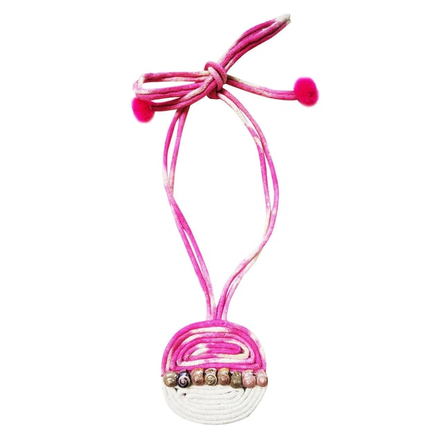 Juhi Malhotra-Candy Pink Shell Necklace