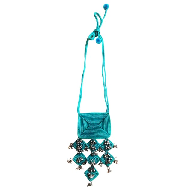 Juhi Malhotra-Teal Layered Necklace