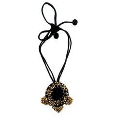 Juhi Malhotra-Black And Gold Necklace
