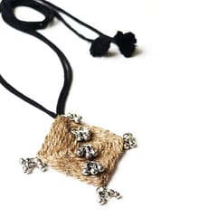 Juhi Malhotra-Barfi Jute Necklace