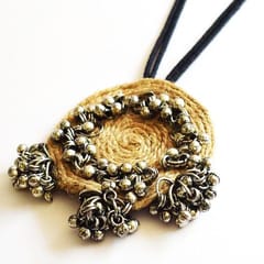 Juhi Malhotra-Ghungroo Jute Necklace
