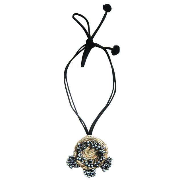 Juhi Malhotra-Ghungroo Jute Necklace