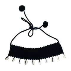 Juhi Malhotra-Black Shell Choker