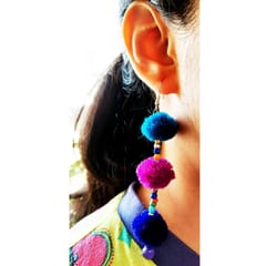 Juhi Malhotra-Blue To Purple Earrings