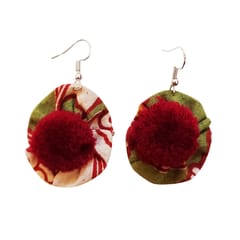 Juhi Malhotra-Kalamkari Flower Earrings