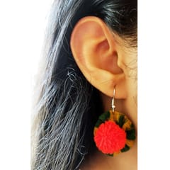 Juhi Malhotra-Vibrant Flower Earrings