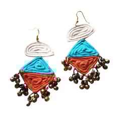 Juhi Malhotra-Arty Trio Gold Earrings