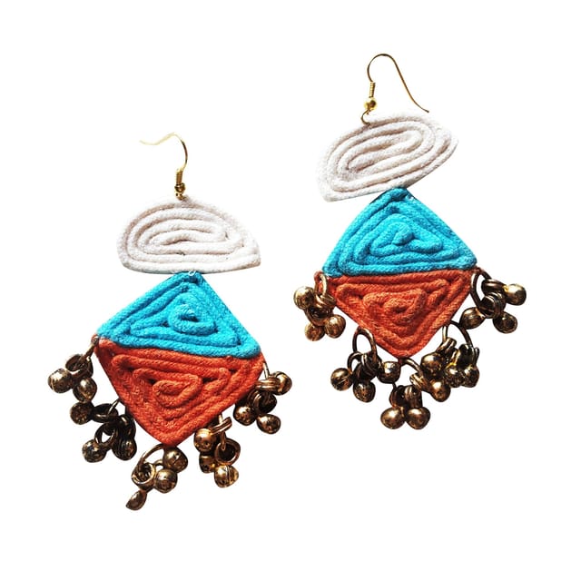 Juhi Malhotra-Arty Trio Gold Earrings