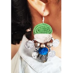 Juhi Malhotra-Nature Trio Coin Earrings