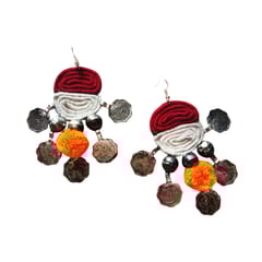 Juhi Malhotra-Earthy Trio Coin Earrings