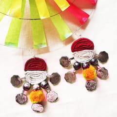 Juhi Malhotra-Earthy Trio Coin Earrings