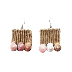Juhi Malhotra-Fawn Shell Earrings