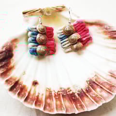 Juhi Malhotra-Warm And Cool Shell Earrings