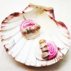 Juhi Malhotra-Serene Pink Shell Earrings