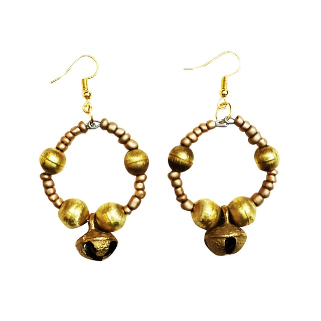 Juhi Malhotra-Golden Hoop Earrings