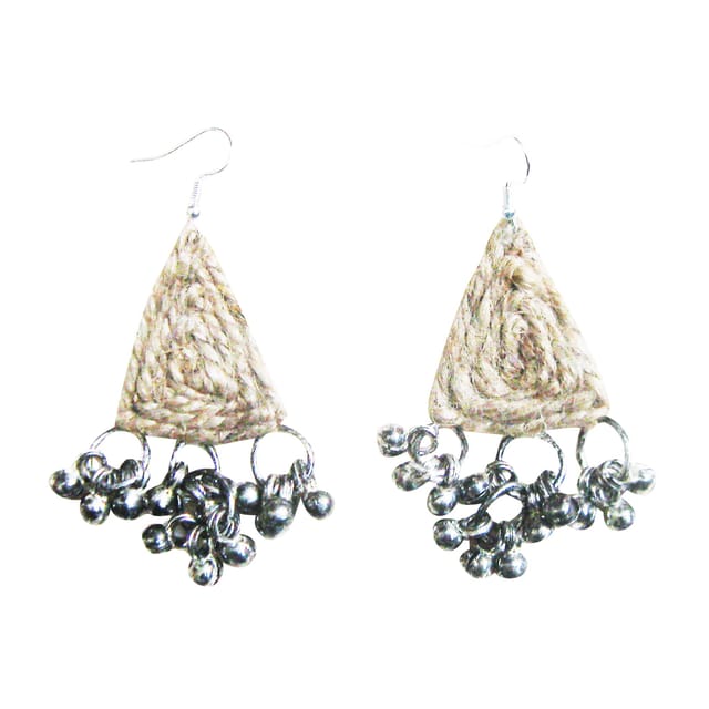 Juhi Malhotra-Elegant Jute Earrings