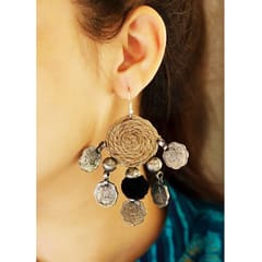 Juhi Malhotra-Chunky Jute Earrings
