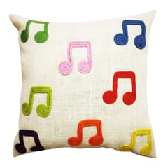 Juhi Malhotra-Musical Note Cushion Cover