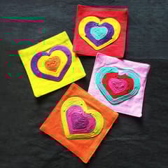 Juhi Malhotra-Hearts Coaster Set