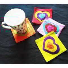 Juhi Malhotra-Hearts Coaster Set