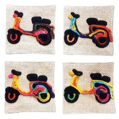 Juhi Malhotra-Scooty Coaster Set