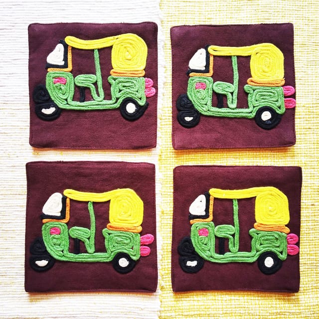 Juhi Malhotra-Dilliwala Auto Coaster Set