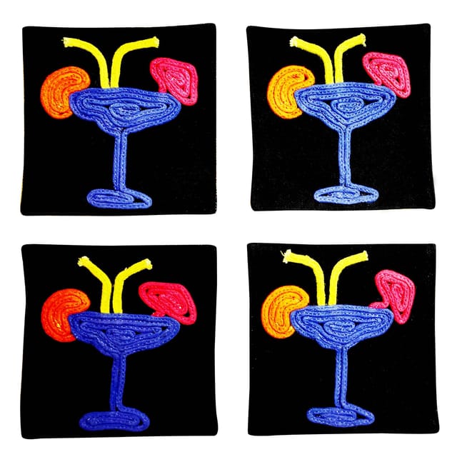 Juhi Malhotra-Cockatil Coaster Set