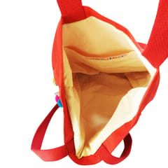 Juhi Malhotra-Jogan In Red Tote Bag