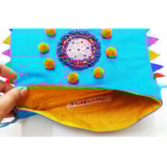 Juhi Malhotra-Blue Mirror Potli