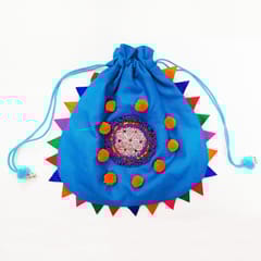 Juhi Malhotra-Blue Mirror Potli