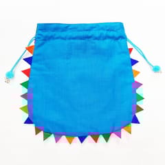 Juhi Malhotra-Blue Mirror Potli