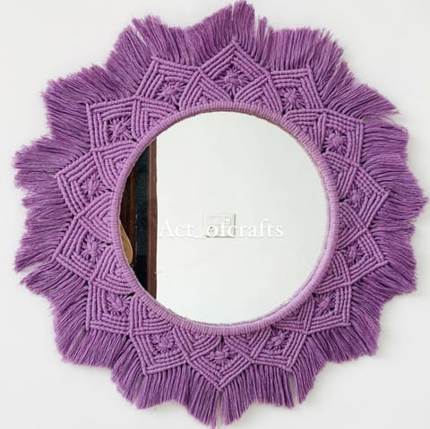 Act of Craft - Macrame Mandala Mirror