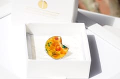The Joyful Enamelist - Silver Enamel Sunshine Ring